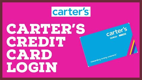 The Credit Card Billing Information is sent directly to our payment provider, over a secure SSL encrypted connection, who then processes your credit card transaction. . Carters credit card login